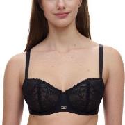 Chantelle BH Origins Lace Unlined Demi Bra Svart nylon D 75 Dam