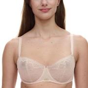 Chantelle BH Origins Lace Unlined Demi Bra Beige nylon E 70 Dam