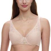 Chantelle BH Origins Lace Lightweight Plunge Bra Beige nylon C 70 Dam