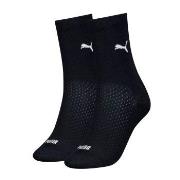 Puma Strumpor 2P Women Logo Crew Socks Svart Strl 35/38 Dam