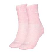 Puma Strumpor 2P Women Logo Crew Socks Ljusrosa Strl 35/38 Dam