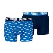 Puma Kalsonger 2P Everyday Aop Boxer Marin/Blå bomull Large Herr