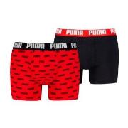 Puma Kalsonger 2P Everyday Aop Boxer Röd/svart bomull Small Herr