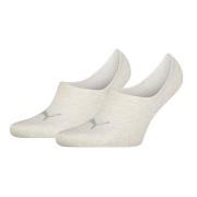 Puma Strumpor 2P Unisex Footie High Cut Socks Creme Strl 35/38