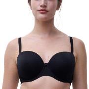 Chantelle BH Comfort Chic Bandeau T-shirt Bra Svart F 70 Dam