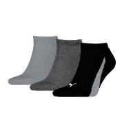 Puma Strumpor 3P Lifestyle Sneaker Socks Svart/Grå Strl 35/38