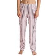 Calida Favourites Sleep Long Pants Rosa randig bomull Medium Dam