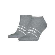 Levis Strumpor 2P Organic Cotton Ankle Sock Grå Strl 35/38