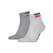 Levis Strumpor 2P Sport Mid Cut Sock Grå Strl 35/38