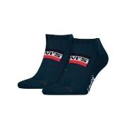 Levis Strumpor 2P Sportswear Logo Low Cut Sock Marin Strl 35/38