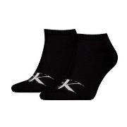 Calvin Klein Strumpor 2P Sneaker Monogram Socks Svart Strl 43/46 Herr