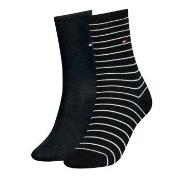 Tommy Hilfiger Strumpor 2P Classic Small Stripe Socks Svart Strl 35/38...