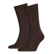 Tommy Hilfiger Strumpor 2P Men Classic Sock Brun Strl 43/46 Herr