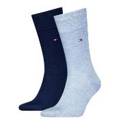 Tommy Hilfiger Strumpor 2P Men Classic Sock Blå/Ljusblå Strl 39/42 Her...