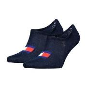 Tommy Uni TJ Flag Footie Socks Strumpor 2P Marin Strl 35/38