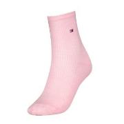 Tommy Hilfiger Strumpor Women Premium Rib Short Socks Ljusrosa Strl 35...