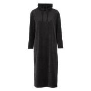 Damella Velour Cosy Dress Svart X-Large Dam