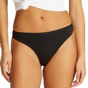 Calvin Klein Trosor Perfectly Fit Basic Thong Svart Large Dam