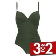 Damella Miranda Swimsuit Mörkgrön D/E 40 Dam