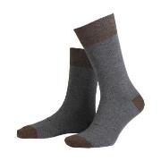 Amanda Christensen Strumpor True Contrast Ankle Sock Grå Strl 39/42