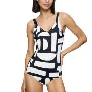 Triumph Summer Allure Wired Swimsuit Svart/Vit B 42 Dam
