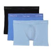 Calvin Klein Kalsonger 3P Icon Cotton Trunks Svart/Blå bomull X-Large ...