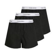 Calvin Klein Kalsonger 3P Slim Boxers Svart bomull X-Large Herr