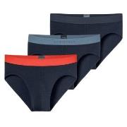 Schiesser Kalsonger 3P 95-5 Multipacks Rio-Slip Svart/Röd bomull XX-La...