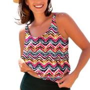 Wiki Jamaica Tankini Top Flerfärgad E/F Large Dam