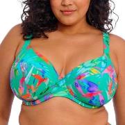 Elomi Toyama Tides Underwire Plunge Bikini Top Flerfärgad F 85 Dam