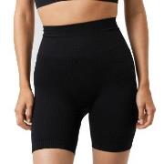 Björn Borg Studio Seamless Ribbed Shorts Svart polyamid Small Dam