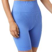 Björn Borg Studio Seamless Ribbed Shorts Blå polyamid Medium Dam