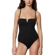 Marc O Polo Bandeau Swimsuit Svart X-Large Dam
