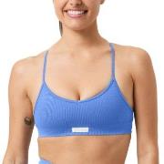 Björn Borg BH Studio Seamless Ribbed Strap Bra Blå polyamid XS/S Dam
