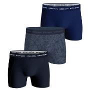 Björn Borg Kalsonger 3P Essential Shorts Blå Mönstrad bomull X-Small H...