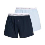 Tommy Hilfiger Kalsonger 2P Signature Boxer Shorts Blå bomull XX-Large...