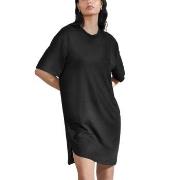 Bread and Boxers Soft Fiber T Shirt Dress Svart viskos Medium Dam