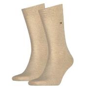 Tommy Hilfiger Strumpor 2P Men Classic Sock Beige Strl 47/49 Herr