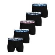 Björn Borg Kalsonger 5P Cotton Stretch Waistband Boxers Svart bomull S...