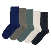Björn Borg Strumpor 5P Essential Ankle Sock Blå/Vit Strl 36/40 Herr