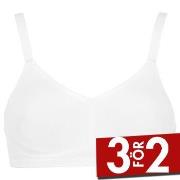 Damella BH Carla Soft Bra Vit polyester F 70 Dam