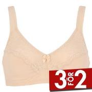 Damella BH Felice Soft Bra Hud bomull F 80 Dam
