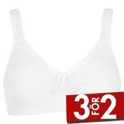 Damella BH Felice Soft Bra Vit bomull F 95 Dam