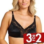 Damella BH Vera Soft Bra Svart polyester D 95 Dam