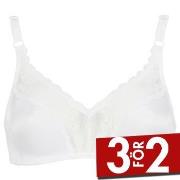 Damella BH Vera Soft Bra Vit polyester E 70 Dam