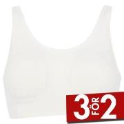 Damella BH Zoe Soft Bra Vit polyamid XL/XXL Dam