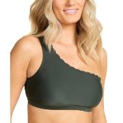 Damella Nora Wavy Bikini Top Mörkgrön 48 Dam
