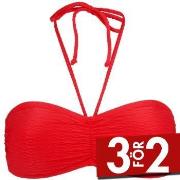 Damella Olivia Textured Padded Bikini Bra Röd nylon 40 Dam
