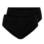 Pierre Robert Trosor Cotton Brief Wmn Svart bomull Large Dam