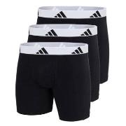 adidas Kalsonger 3P Active Flex Cotton Boxer Brief Svart/Vit bomull XX...